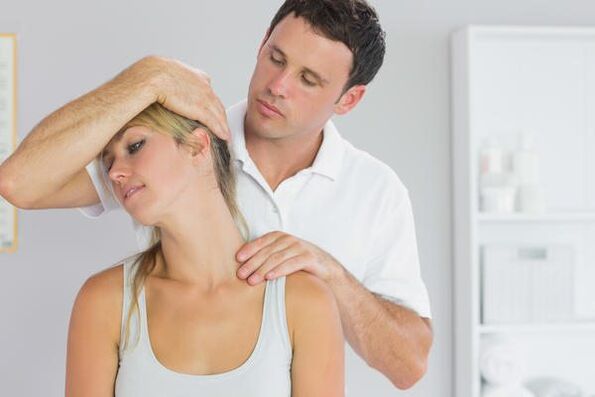 Manual therapy for cervical osteochondrosis